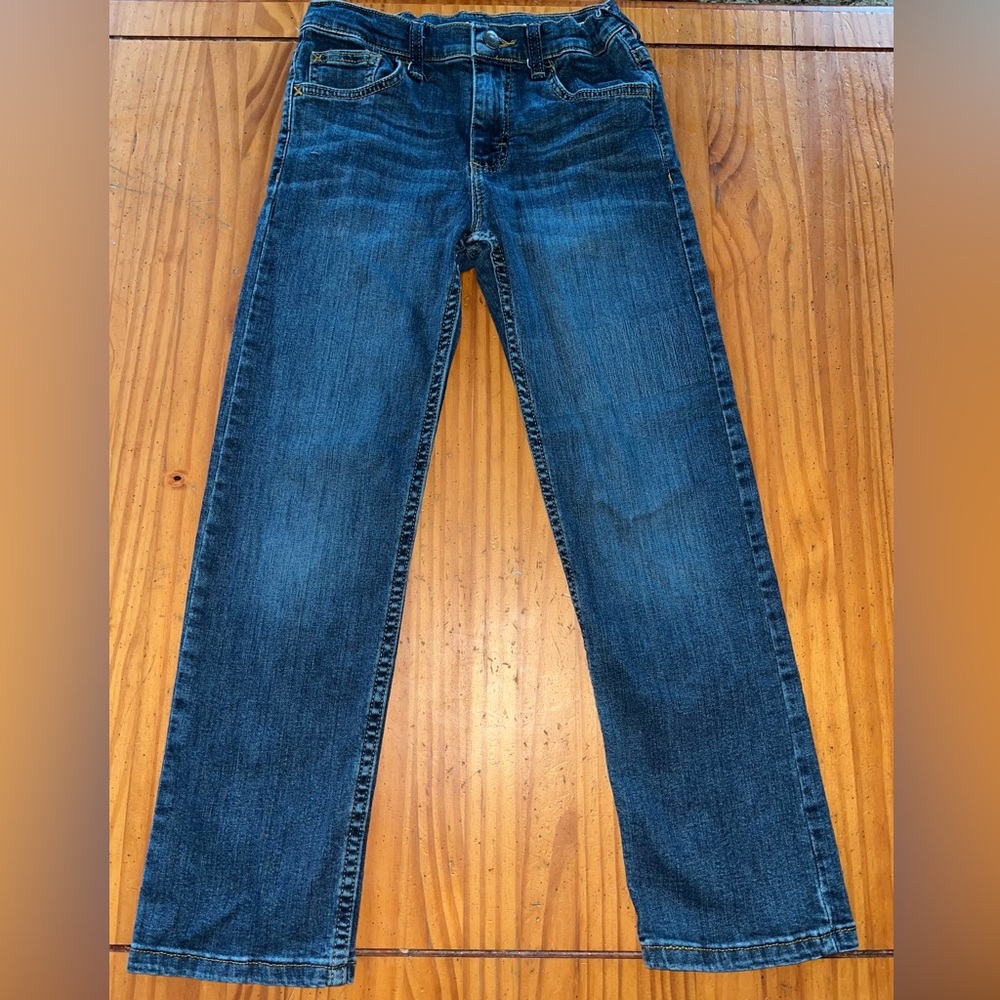 Wrangler Blue Straight Jeans Classic Straight Style